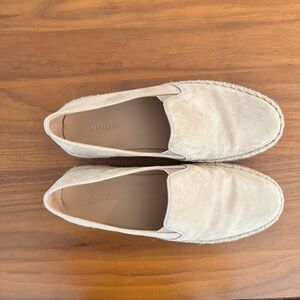 Vince Tan Suede Espadrilles, size 8M